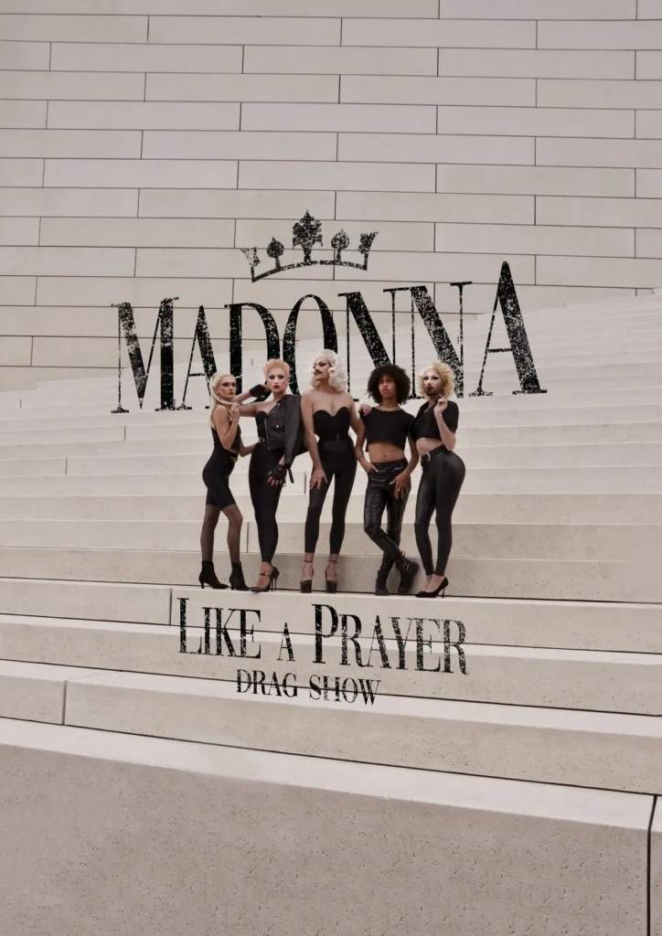 Affiche du spectacle Like A Prayer - Drag show de la Cie des Petites Secousses