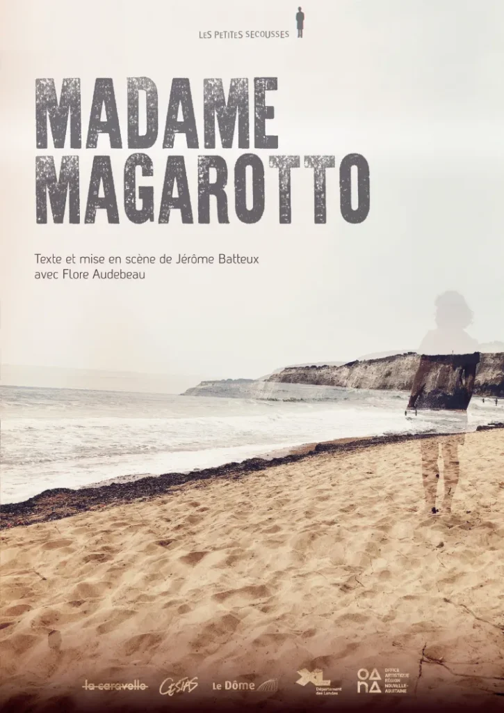 Affiche du spectacle Madame Magarotto de la Cie des Petites Secousses